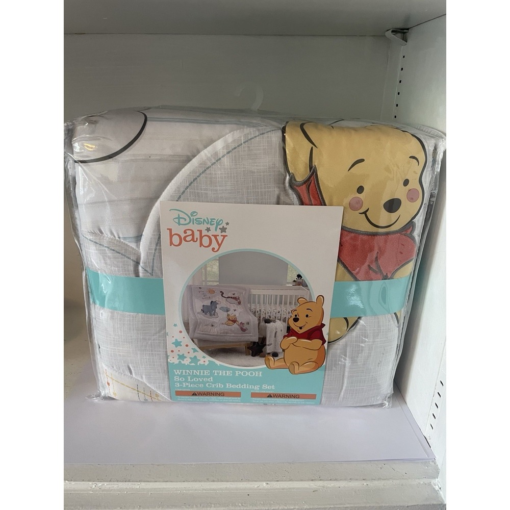 Bedtime Originals Disney Baby Winnie the Pooh & Friends 3-pc Crib Bedding Set - Picture 10 of 10